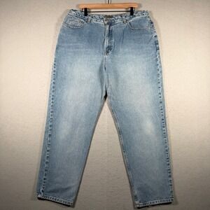 Relativity Woman Blue Straight Leg Jeans Size 20 Medium Wash 100 Cotton RN 82130